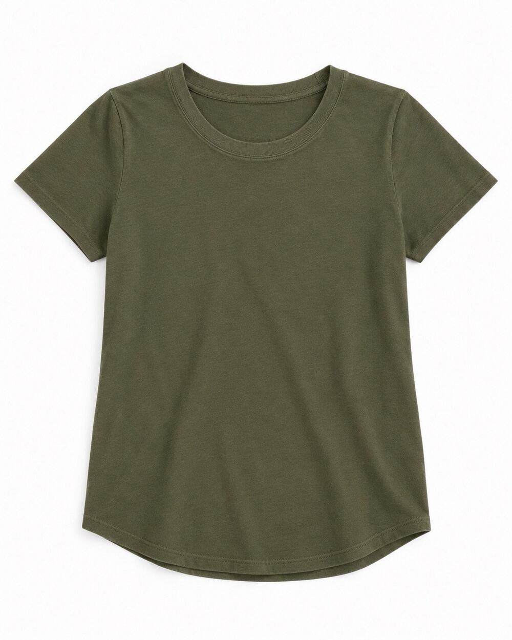 Madewell Vintage Crewneck Cotton T Shirt Womens XXS Heritage Olive Green Tee